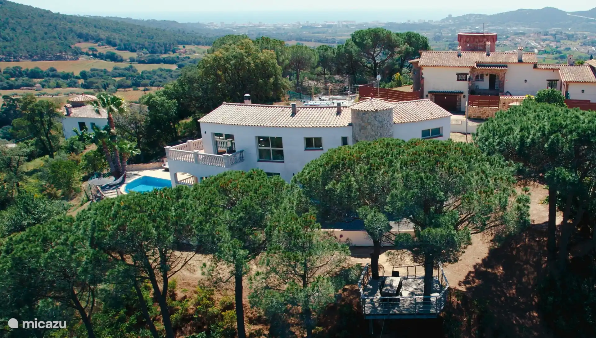 vlak bij Palamos en de kust