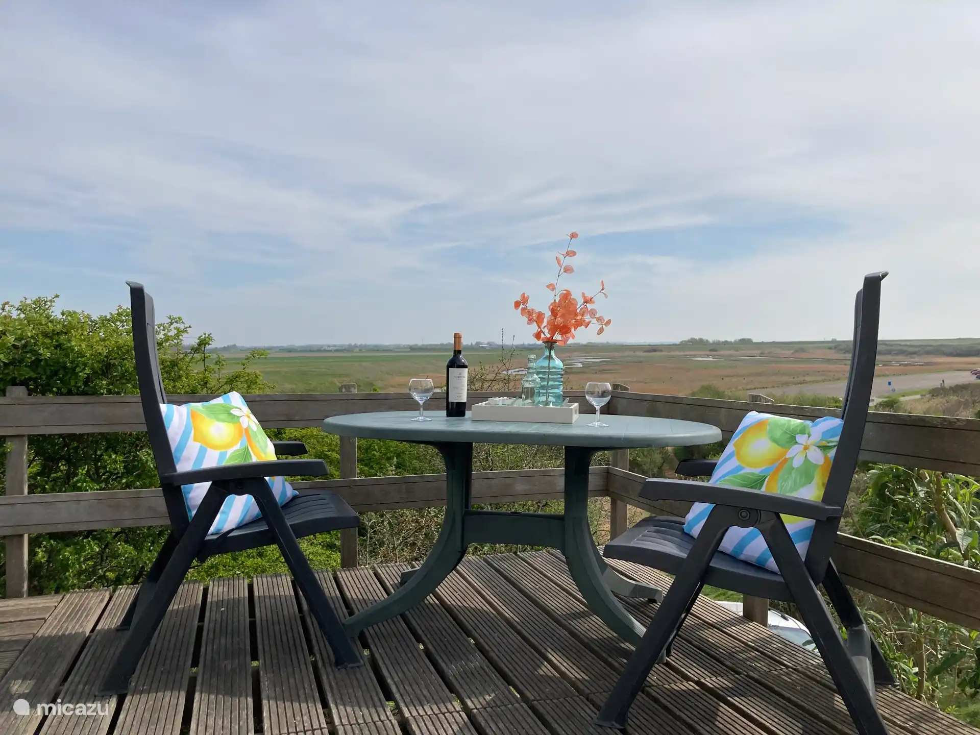 view over the inlay of Westenschouwen