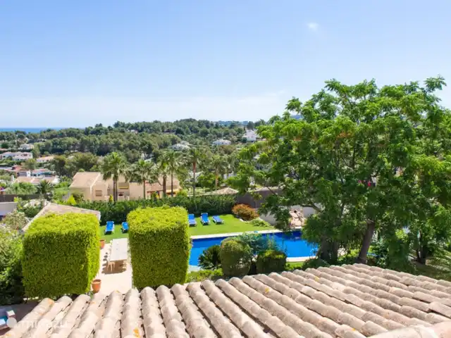 Villa Muntalmar en España, Costa Blanca, Jávea - villa Vista desde la terraza de la casita.