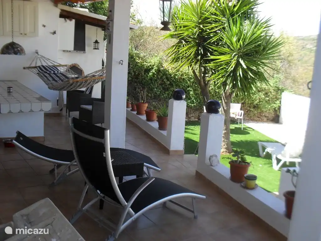 espace pour 2 hamacs