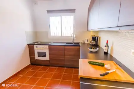 Vakantiehuis Spanje, Andalusië, Canillas De Albaida villa Casa del mar keuken