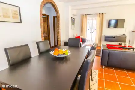 Vakantiehuis Spanje, Andalusië, Canillas De Albaida villa Casa del mar leefruimte