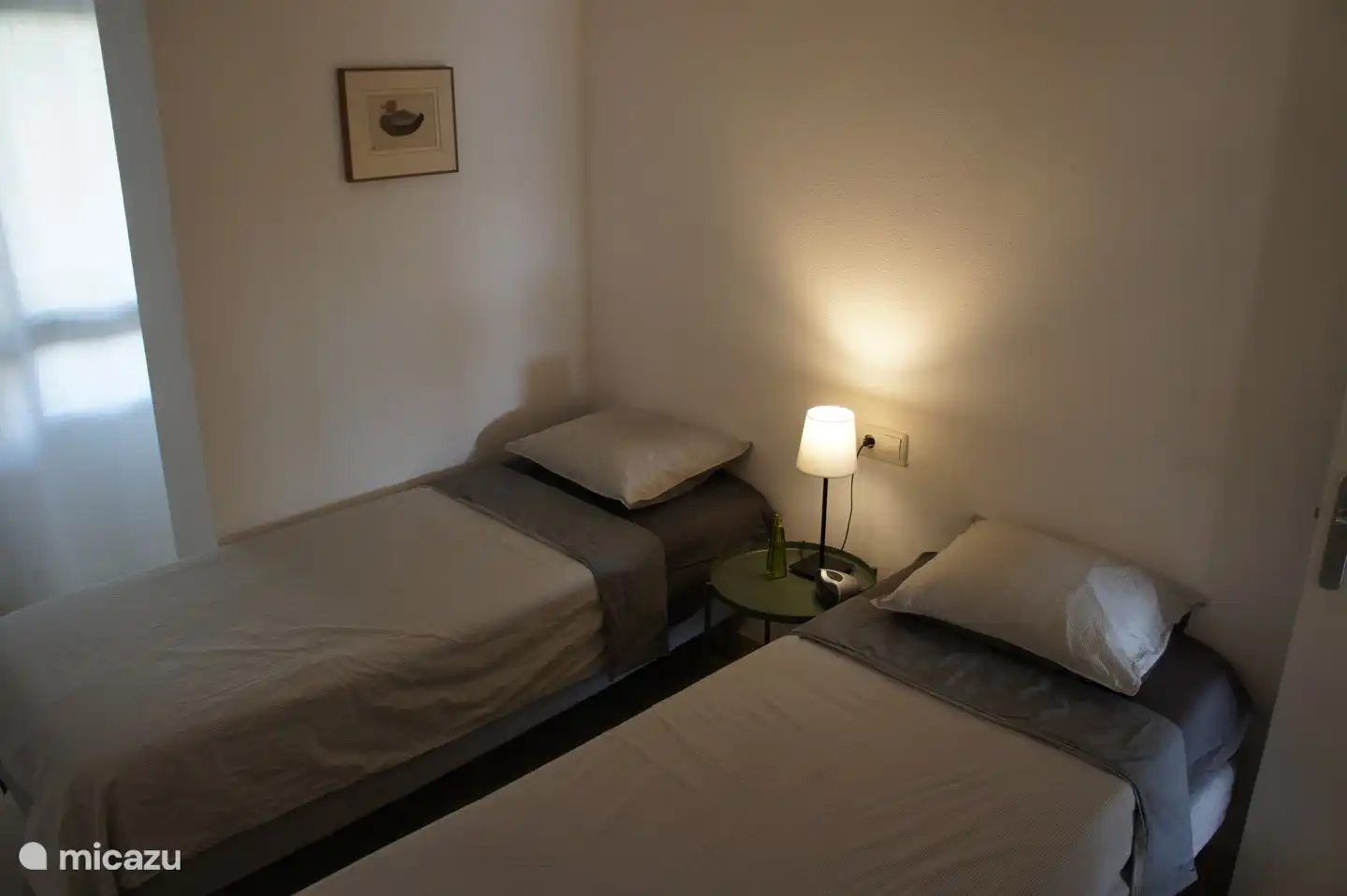 Une des deux chambres.