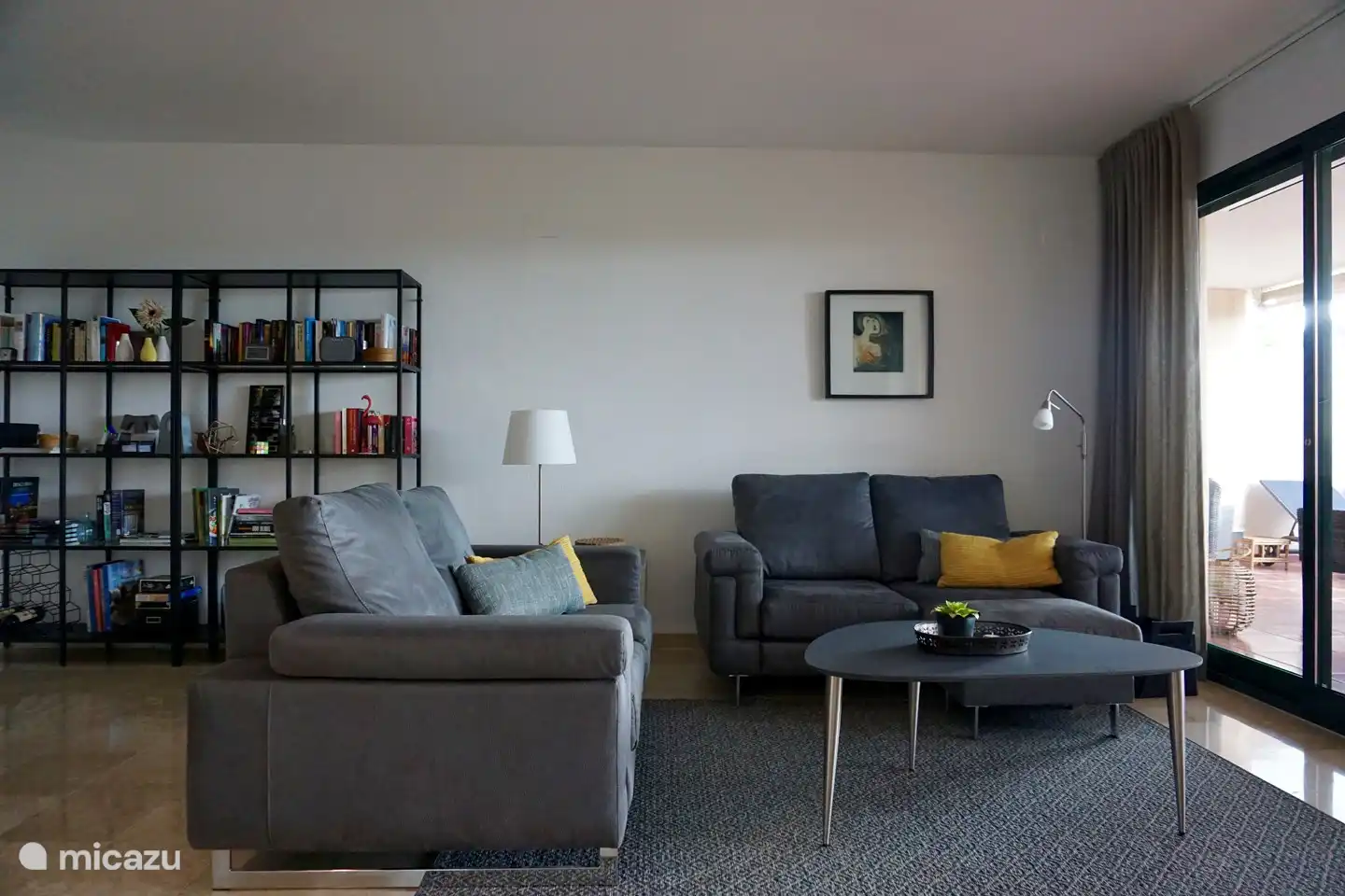 Coin salon en terrasse