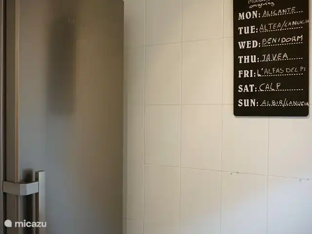 appartement huren in Spanje, Costa Blanca, Altea la Vieja – Prachtig app. nabij zee en Golf In de keuken..