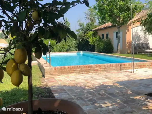 Casa Santa Maria Nuova Le Marche | Italie, Marche, Ostra Vetere - maison de vacances piscine donnant sur garage
