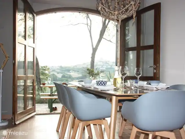 Casa Santa Maria Nuova Le Marche | Italie, Marche, Ostra Vetere - maison de vacances Vue de la table à manger