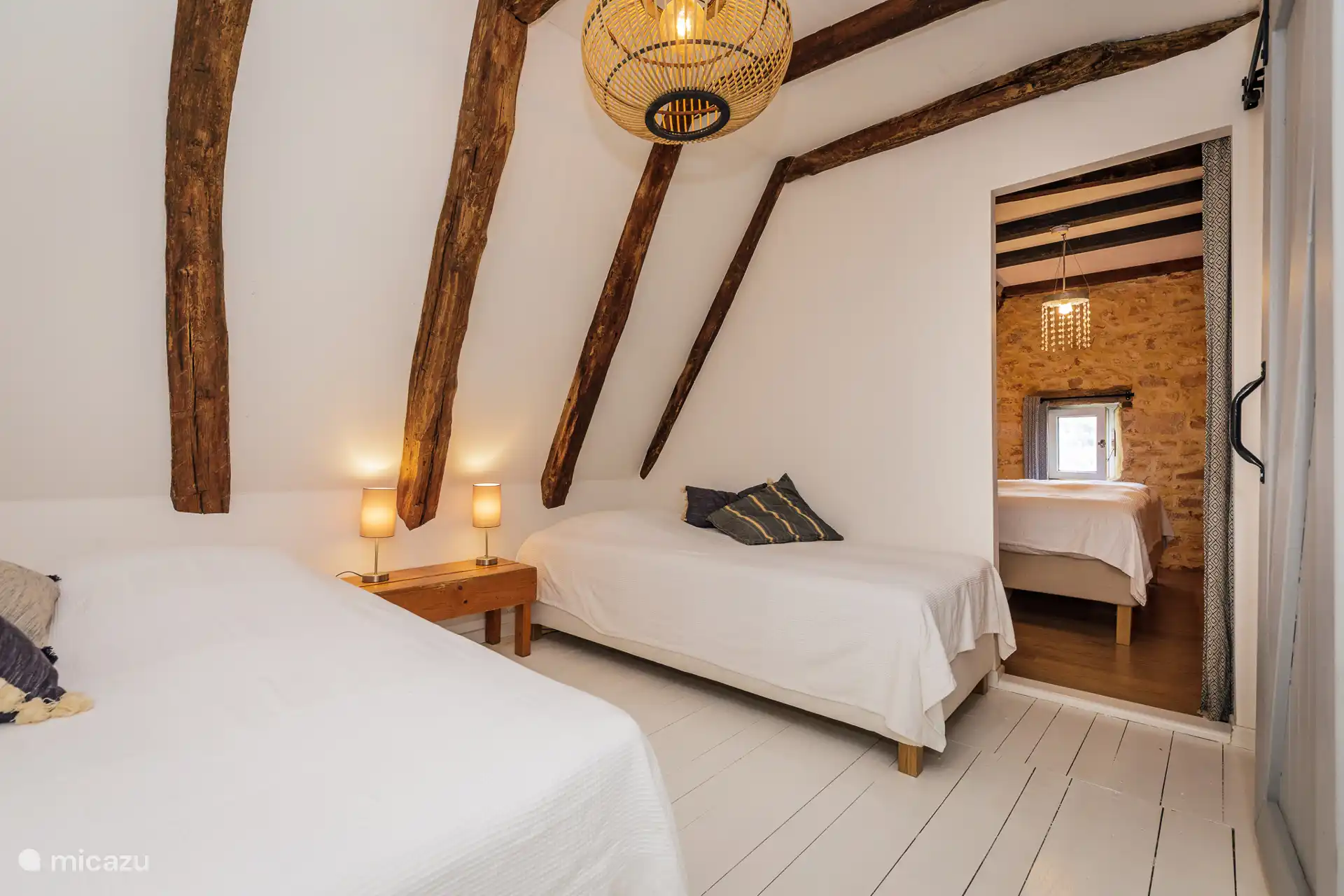 Chambres 2 et 3 au dernier étage.