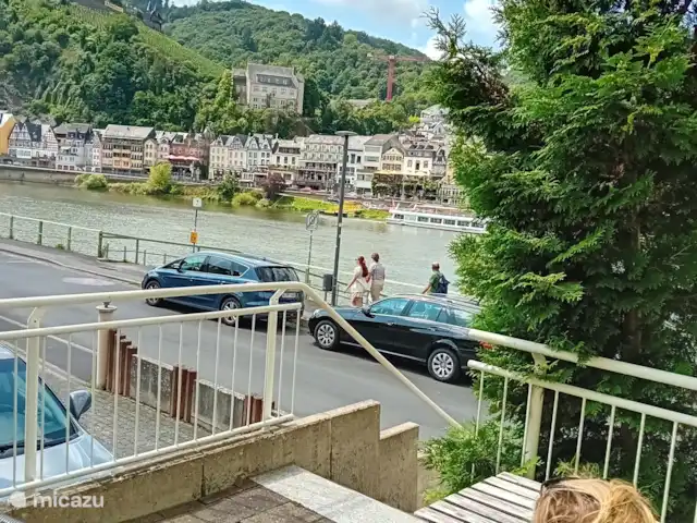 Pabellón de Cochem en el Mosela en Alemania, Mosela, Cochem - casa vacacional terraza