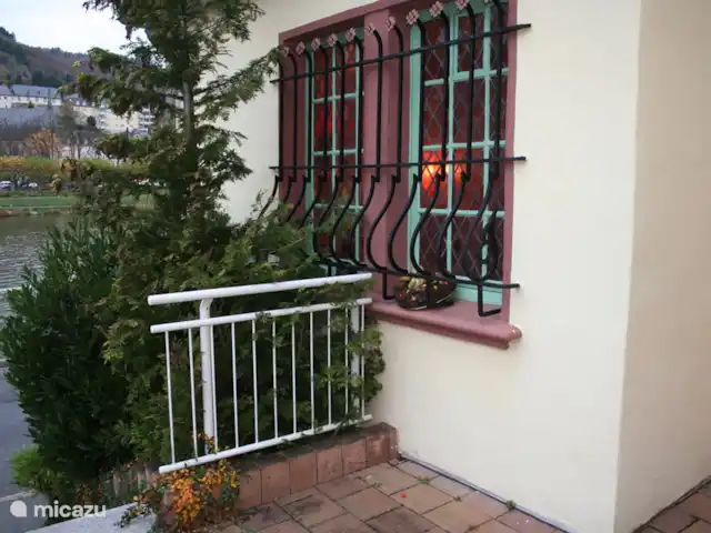 Pabellón de Cochem en el Mosela en Alemania, Mosela, Cochem - casa vacacional terraza