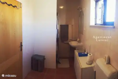 Vacation rental Croatia, Dalmatia – apartment Apartment Lorenc Shower