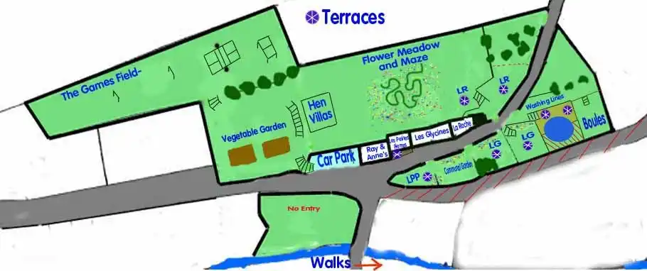 Der Plan von unserer Seite in dem großen Raum für sicheres Spiel und Entspannung