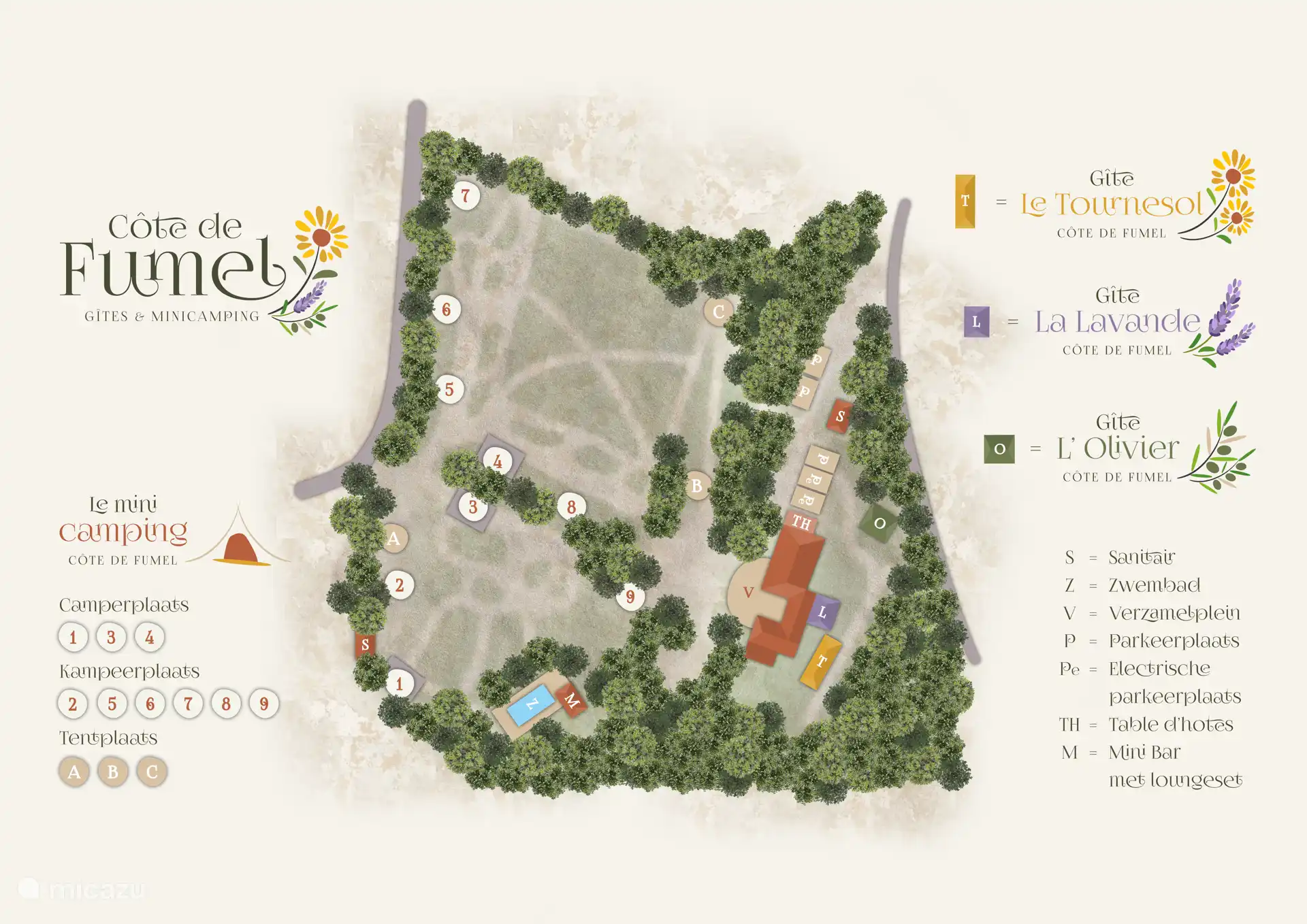 Plattegrond Cote de Fumel
