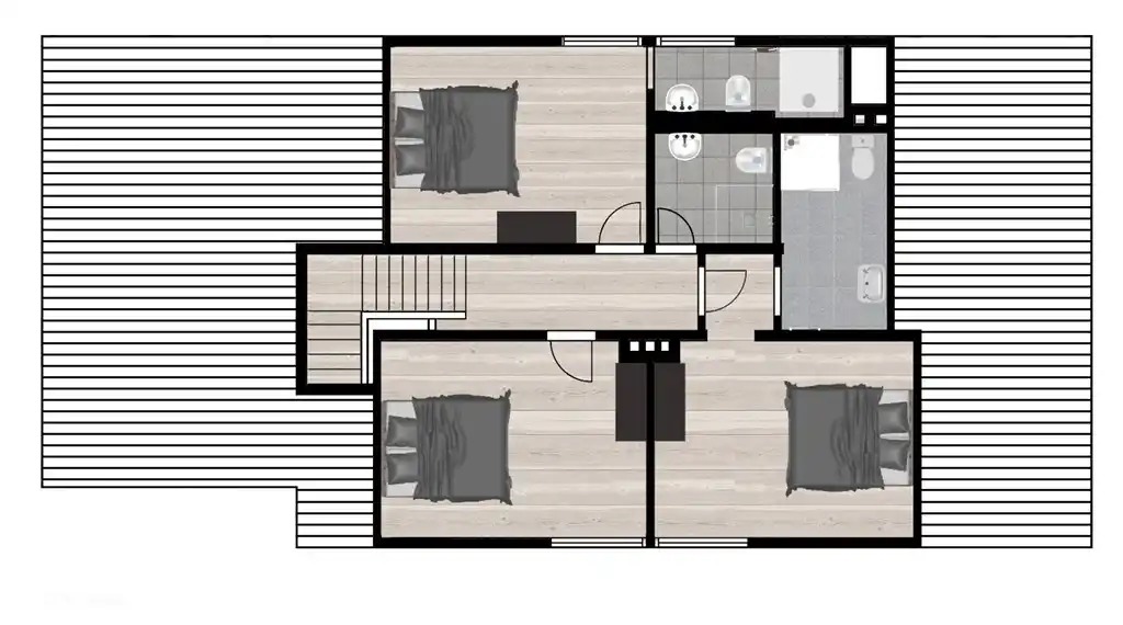 Grundriss ersten Stock