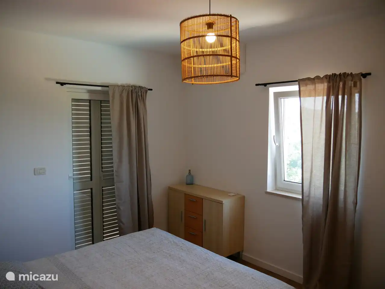 Schlafzimmer 3 im Obergeschoss für 2 Personen