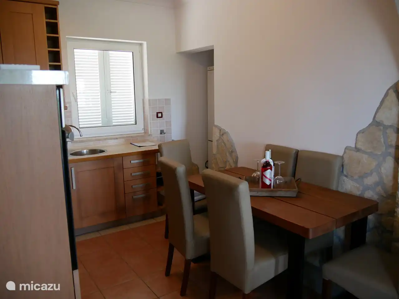 Esstisch im Obergeschoss