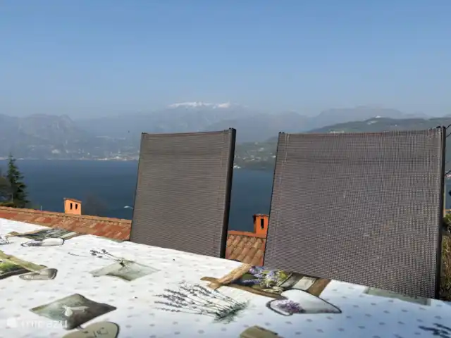 Casa Iseo : Tranquillité, luxe et climatisation ★★★★★ | Italie, Lacs italiens , Tavernola Bergamasca - maison de vacances Manger avec une vue imprenable sur le lac d’Iseo