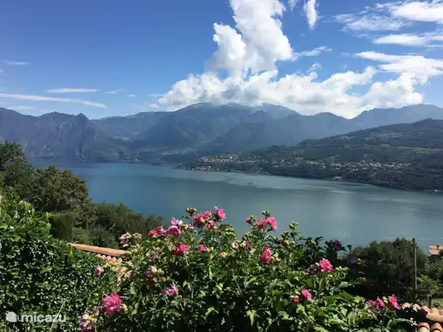 Casa Iseo : Tranquillité, luxe et climatisation ★★★★★ | Italie, Lacs italiens , Tavernola Bergamasca - maison de vacances Vue depuis notre terrasse