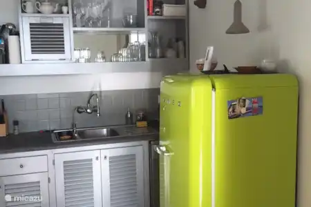 Vakantiehuis Spanje, Ibiza, Ibiza Stad geschakelde woning Can Vista Mar Keuken