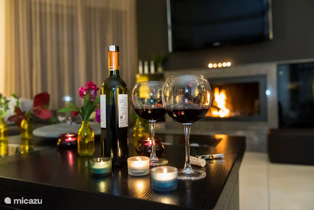 Ambiance aux chandelles pour les mois d'hiver.