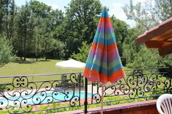 obere Terrasse von oben Gite