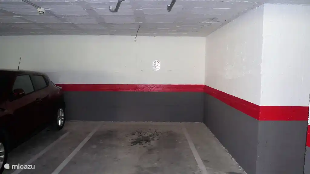 Eine private Tiefgarage