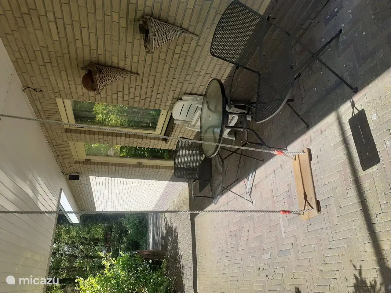 with swing if necessary