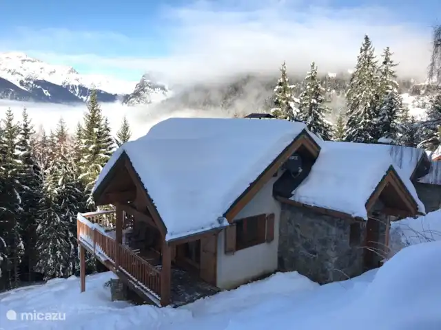 Location de Vacances France, Isère, Oz-en-Oisans, chalet - Chal'Oz 4**** Chal’oz sous la neige