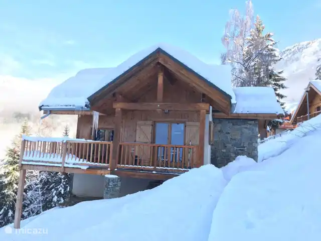 Location de Vacances France, Isère, Oz-en-Oisans, chalet - Chal'Oz 4**** Vue côté ouest