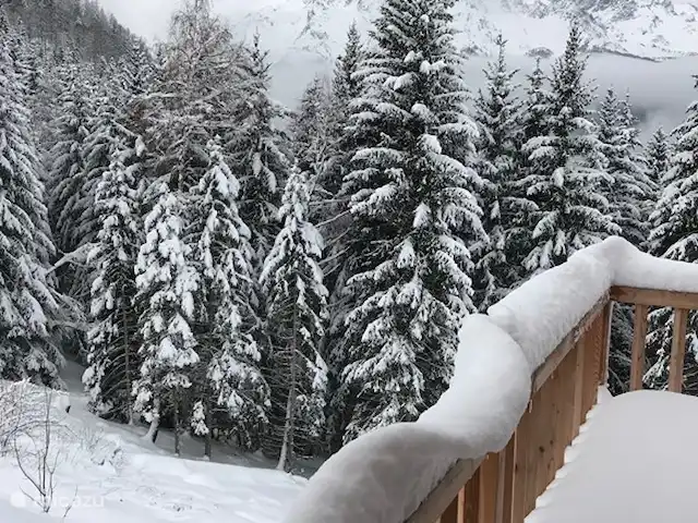 Location de Vacances France, Isère, Oz-en-Oisans, chalet - Chal'Oz 4**** Vue de la terrasse