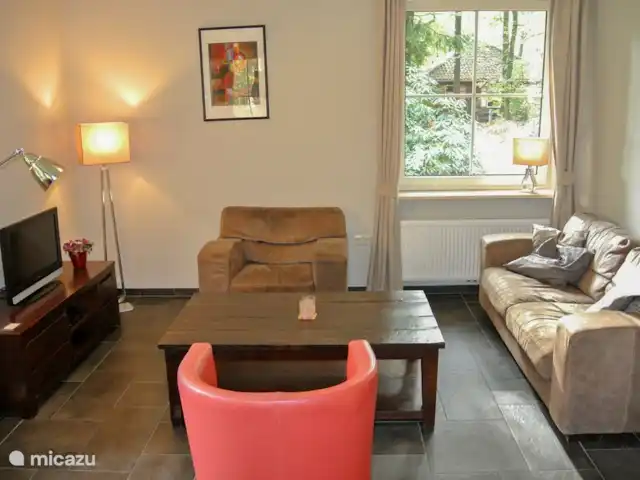 La vue sur la forêt | Pays-Bas, Overijssel, Ootmarsum - bungalow pièce
