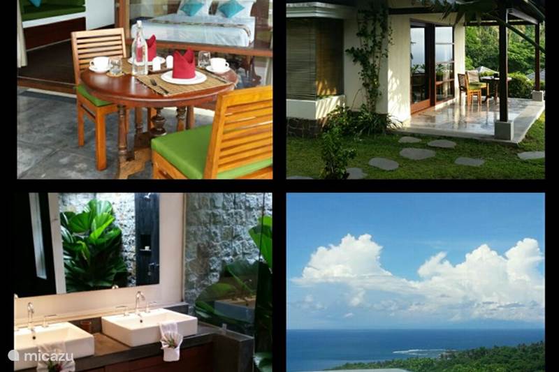 Vakantiehuis Indonesië, Lombok, Senggigi Vakantiehuis Seaview Cottage - Prachtig uitzicht
