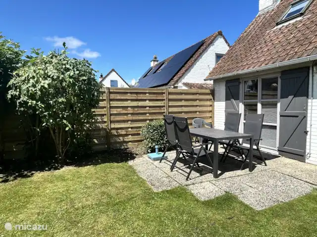 Duinhoek 70 en Bélgica, Costa Belga, De Panne - casa vacacional Terraza