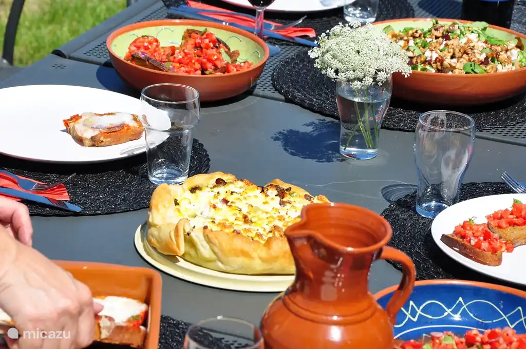 delicious home cooked Italian meal