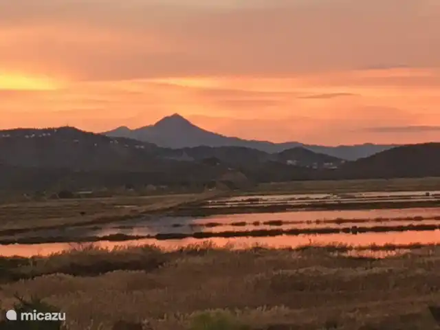 Location de Vacances Espagne, Costa Blanca, Dénia, villa - Maison Miguel Les rizières au coucher du soleil.