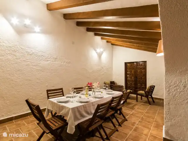 Reina del Mar huren in Spanje, Costa Blanca, Jávea - villa riu rau terras voor lunch en avondeten