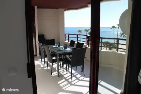 Vakantiehuis Spanje, Costa Blanca, Calpe appartement Strand appartement Topacio IV balkon