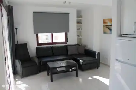 Vakantiehuis Spanje, Costa Blanca, Calpe appartement Strand appartement Topacio IV woonkamer