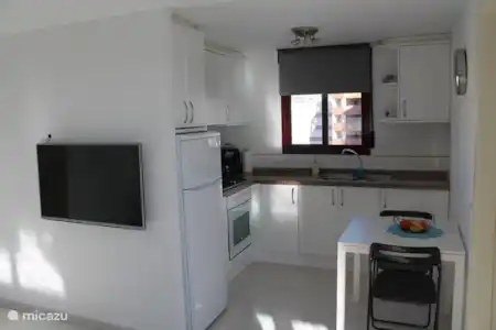 Vakantiehuis Spanje, Costa Blanca, Calpe appartement Strand appartement Topacio IV keuken