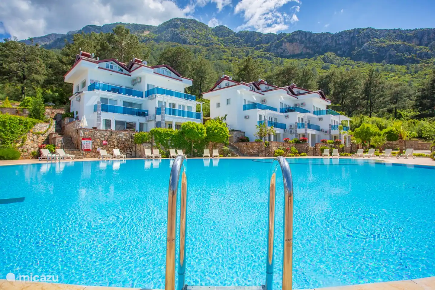 View from out of swimming pool