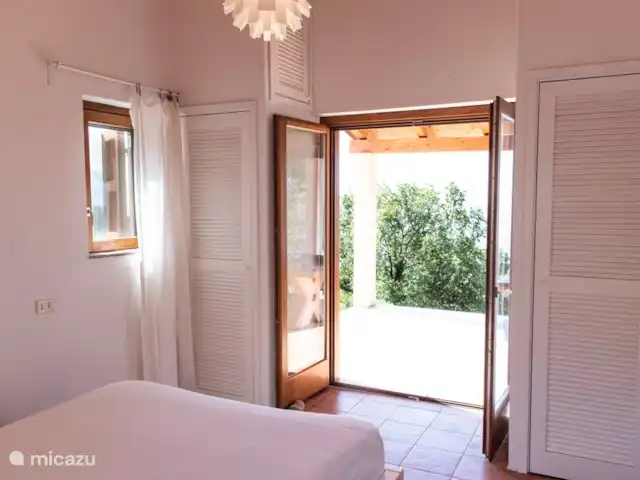 Verricchi Pantano | Italie, Campanie, Ispani - maison de vacances Chambre rez-de-chaussée, avec vue mer