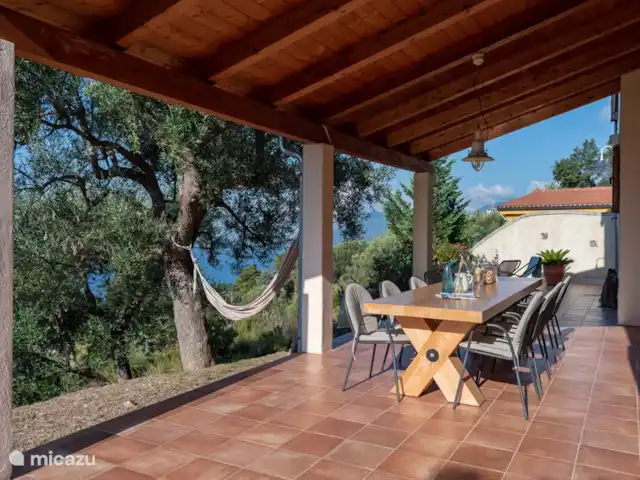 Verricchi Pantano | Italie, Campanie, Ispani - maison de vacances Terrasse à l'ouest