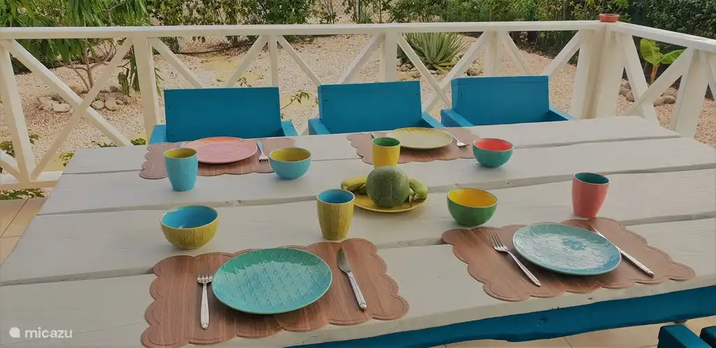 Leckeres Frühstück auf der Veranda