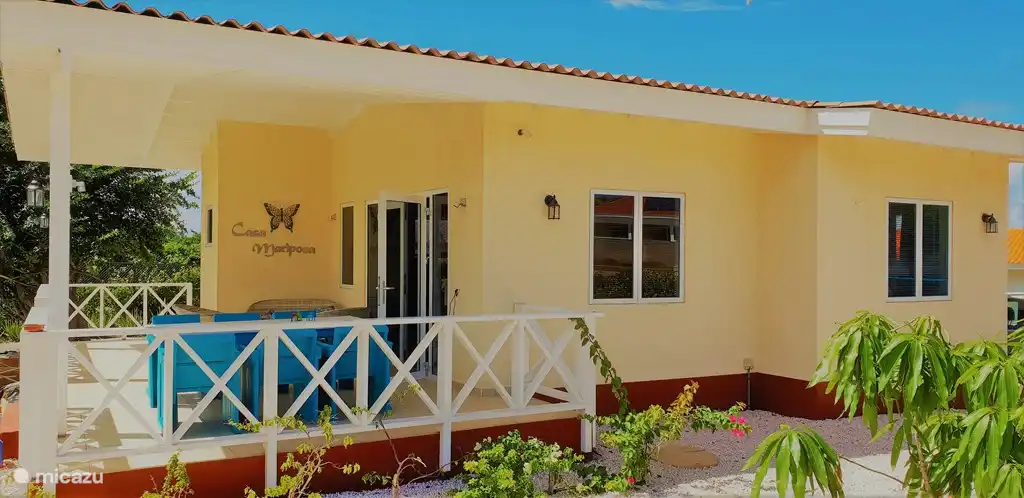 Unsere schöne Villa im Villenpark Fontein mit großer Veranda.