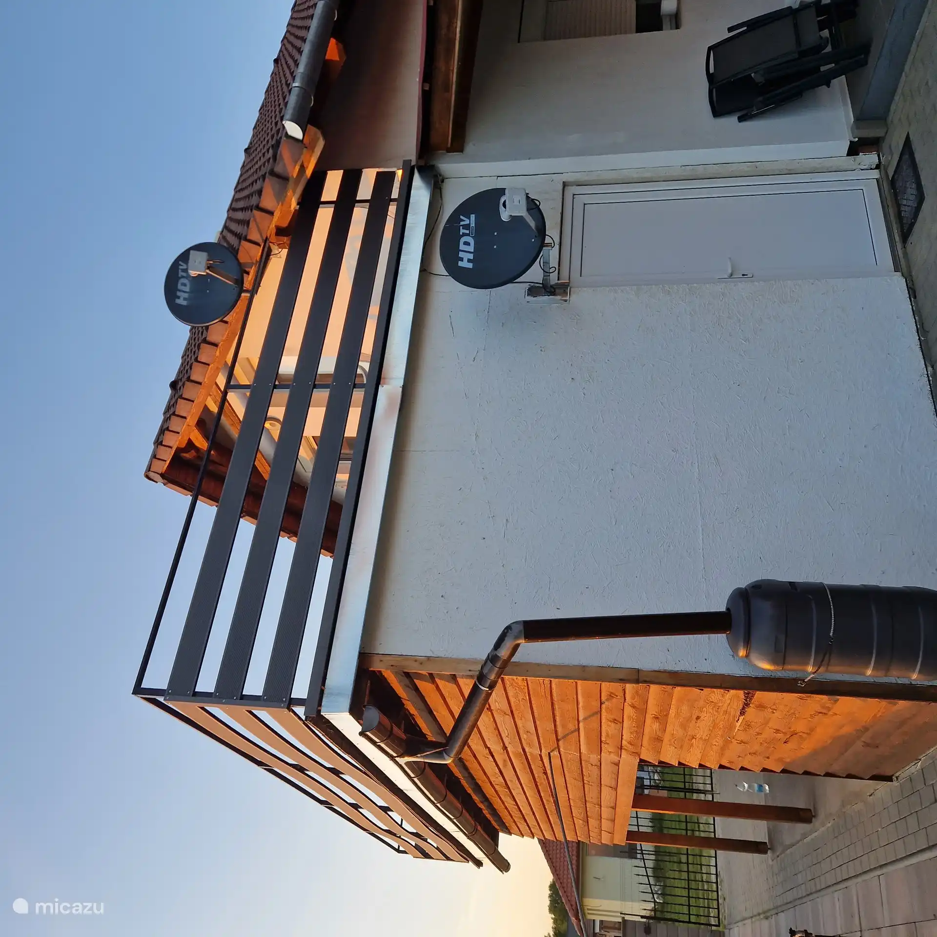 Azotea vista desde abajo.