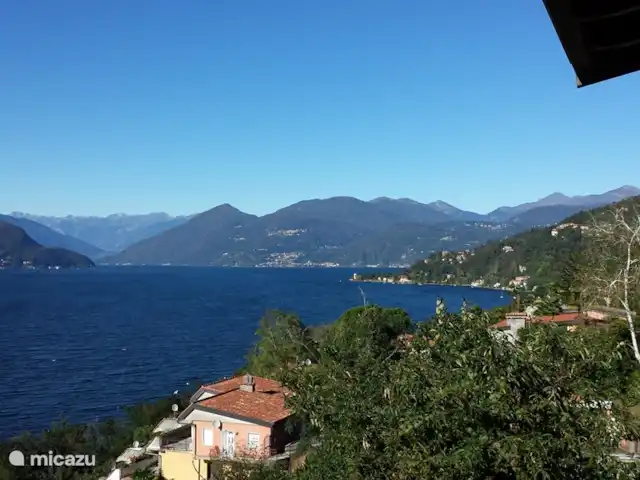 Casa Manuela | Italie, Lad Majeur, Porto Valtravaglia - maison de vacances Vue depuis le balcon, orientée nord