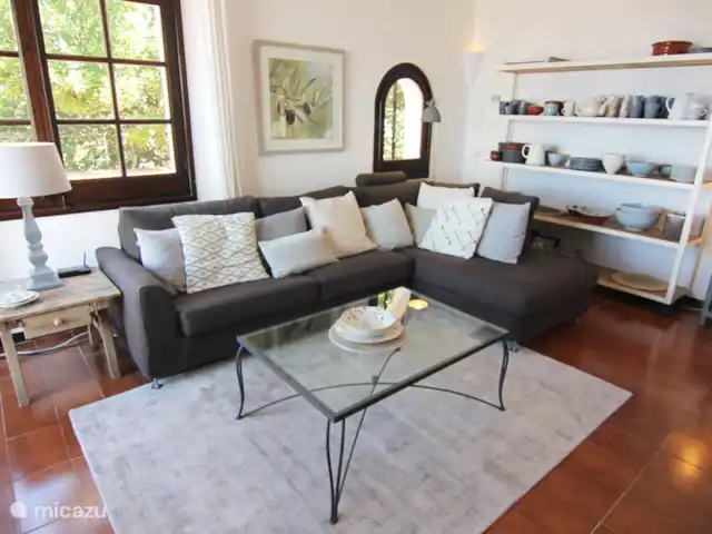 villa huren in Spanje, Costa Brava, Begur – Villa Ella - Begur Gezellige  woonkamer