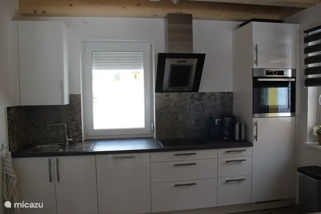 cuisine avec appareils encastrés modernes