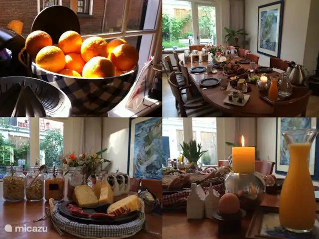 Location de Vacances Pays-Bas, Frise, Grouw, maison de vacances - Maison de vacances De Thuiskamer le petit déjeuner