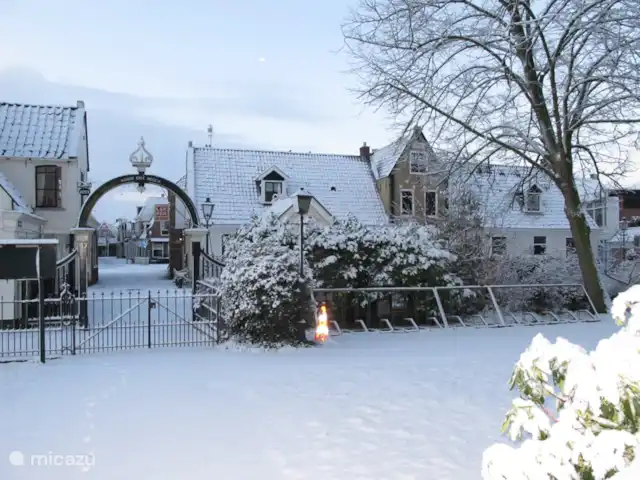Location de Vacances Pays-Bas, Frise, Grouw, maison de vacances - Maison de vacances De Thuiskamer Vue d'hiver